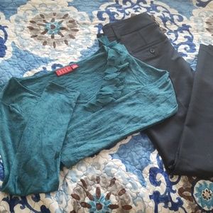 Teal long sleeve